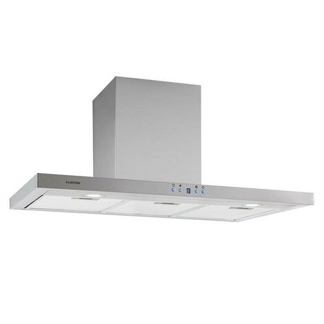 Klarstein Limelight Cappa Aspirante a Parete 90cm 600m³/h Acciaio Inox