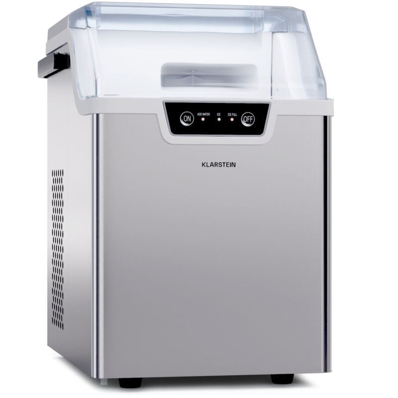 Klarstein - Machine a Glacons Machine à Glacons pour la Maison Machine a Glacon 200W 17 litres Fonctionnement Rapide 4 min Ice Maker 12kg de Glace