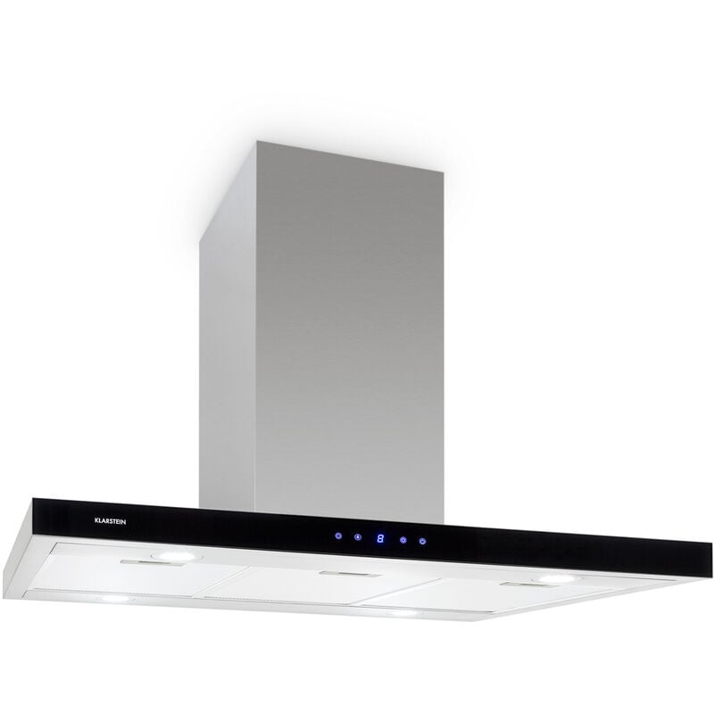 Klarstein - Madonna Hotte îlot aspirante 90cm extraction 500 m³/h - classe b