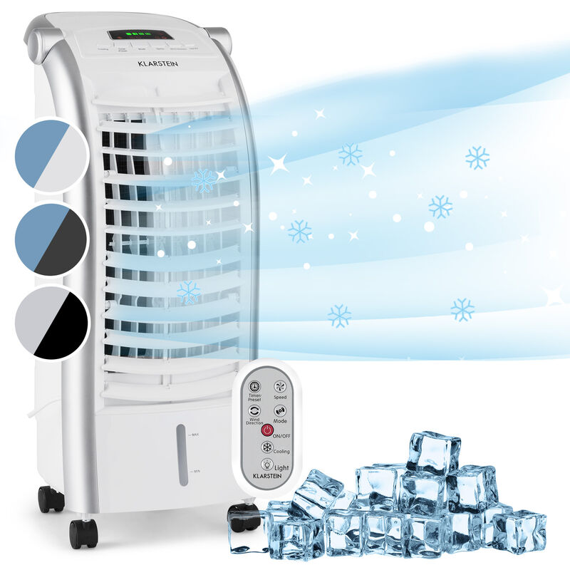 

Maxfresh Ventilador Climatizador evaporativo Humidificador 444m³/h 6l Mando a distancia Blanco