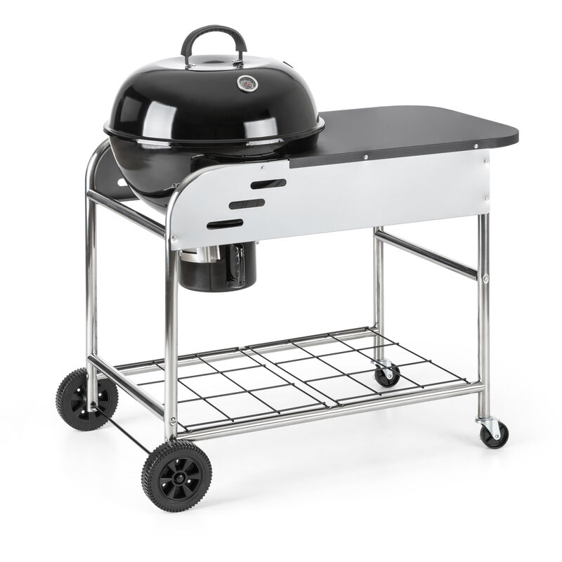 

Klarstein - Meatpacker XXL Barbacoa de carbón vegetal BBQ Horno para ahumar Ø 54 cm galvanizado