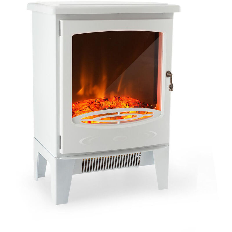 Klarstein - Cheminee Electrique Effet Flamme, Cheminée Electrique Decorative Chauffante de 950/1850W, Minuterie, Fausse Cheminée a led, Chauffage