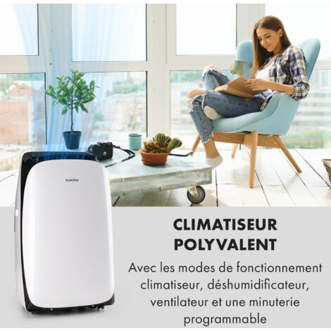 Klarstein Metrobreeze 12 Climatiseur 3-en-1 Ventilateur Déshumidificateur