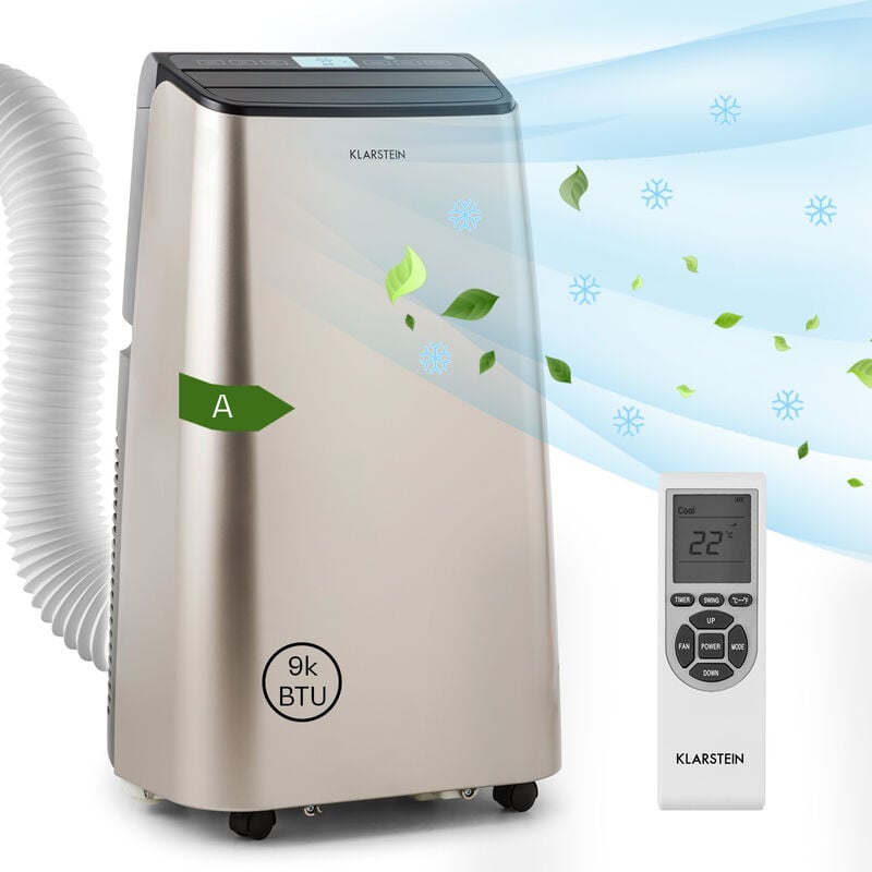 

Klarstein - Metrobreeze 9 Paris A Aire acondicionado portátil 9.000 BTU/2,6 kW EEC A