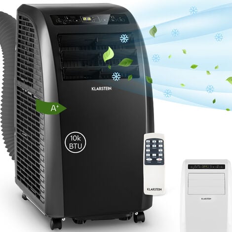 Klarstein Metrobreeze Rom Climatiseur 10000 BTU Classe A+ Télécommande - noir
