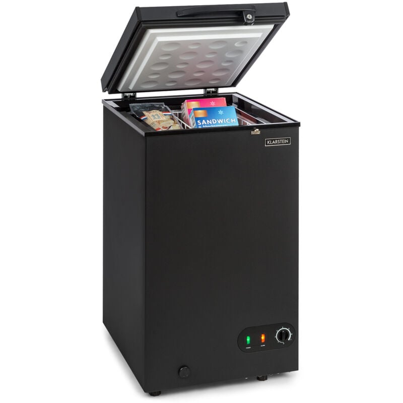 Klarstein - Mini Congelateur Armoire, Petit Congélateur pour la Chambre et la Maison, Mini congélateur 78L, Congelateur Petite Taille avec Panier,