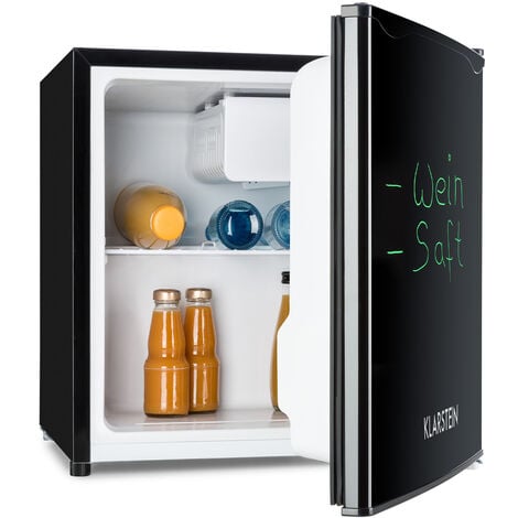 Klarstein Mini Frigo de Chambre de 74L, Réfrigérateur, Petit Frigo,  Silencieux, Mini Bar, LCD, 5-18°C, Minibar, Noir