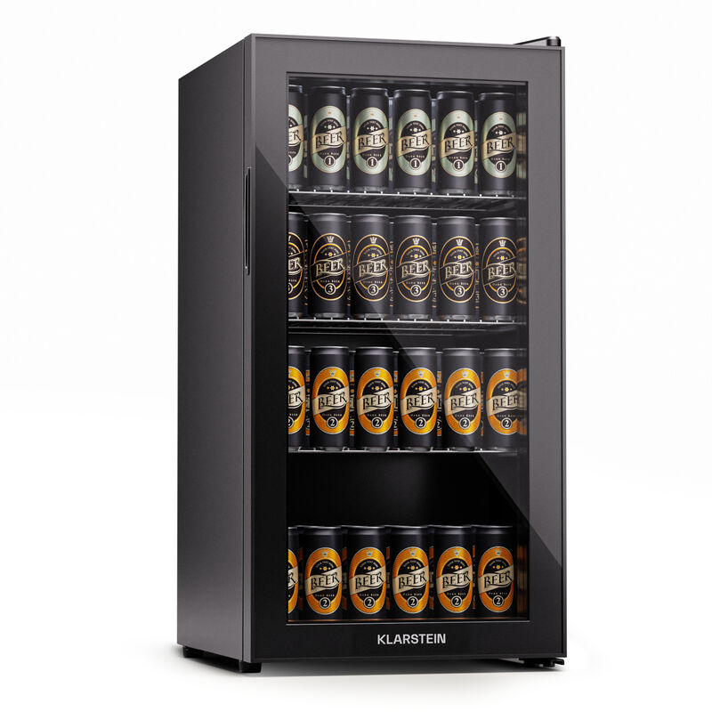 Klarstein Mini Frigo de Chambre de 74L, Réfrigérateur, Petit Frigo, Silencieux, Mini Bar