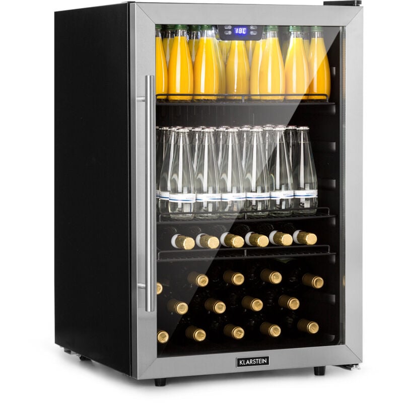 Klarstein - Mini Frigo de Chambre et Bureau pour Boisson, Petit Frigo Silencieux, Refrigerateur Mini Bar 147L, Petit Réfrigérateur Camping, Étagères