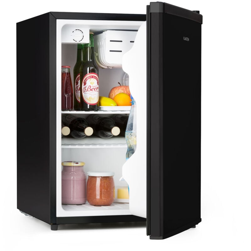 Klarstein - Mini Frigo de Chambre pour Boissons, Petit Frigo Silencieux, Mini Bar Intérieur, Bières, Petit Refrigerateur Camping, 3 Niveaux