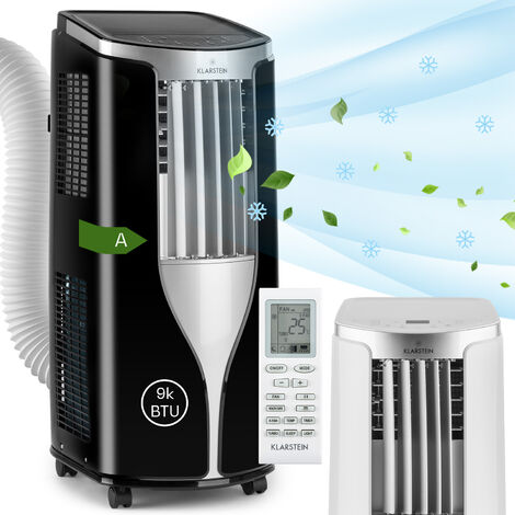 Klarstein New Breeze 9 Climatiseur mobile 9000 BTU Classe énergétique A télécommande noir