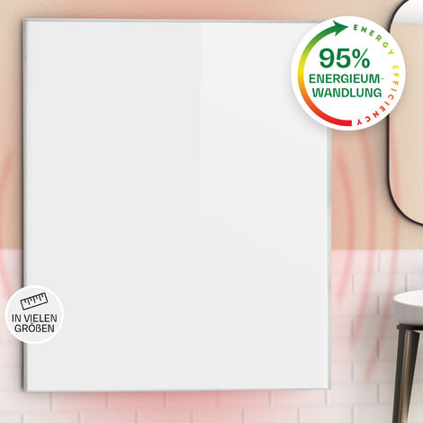 Klarstein – Radiateur infrarouge mural 1200W – Panneau chauffant extra plat 120 x 100 cm – Faible consommation d'énergie – Pour salle de bain