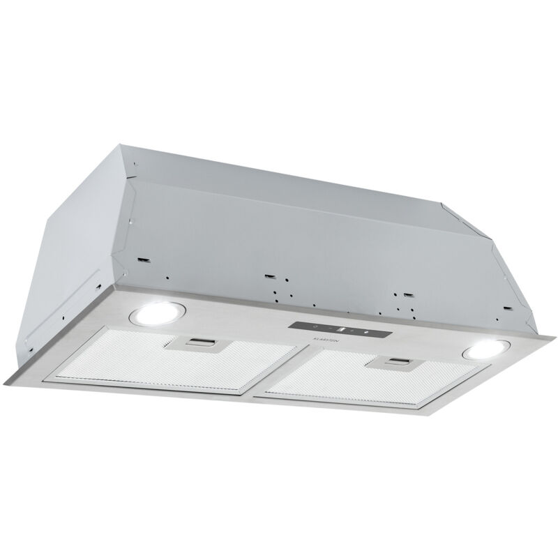Klarstein Paolo Hotte îlot aspirante encastrable 72 cm 600 m³/h classe A inox ar