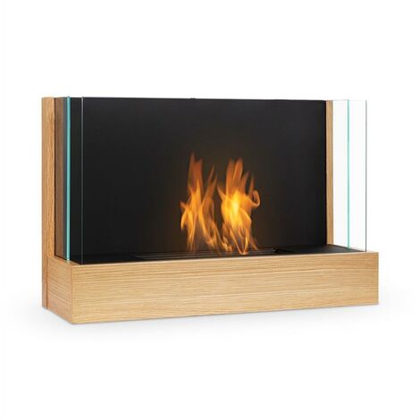 Qlima Ethanol Fireplace Square 42x23x42 cm Chimney Fire Pit Decoration FFB 4242