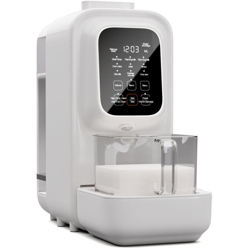 Klarstein - plant milk maker, digital soy milk machine, soup maker & nut milk maker, plant milk maker for porridge & juices, vegan milk maker,