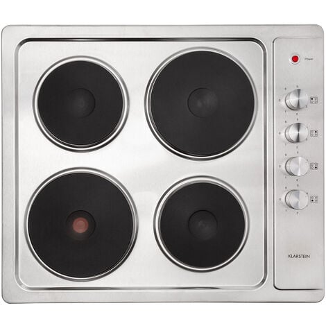 Plaque de cuisson électrique posable 1500w - 1 foyer - blanche etf2146