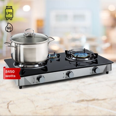 Jago® Plaque de Cuisson - Portable, 1000 W, Brûleur : Fonte, Ø 15.5 cm, en  Acier, Noir 