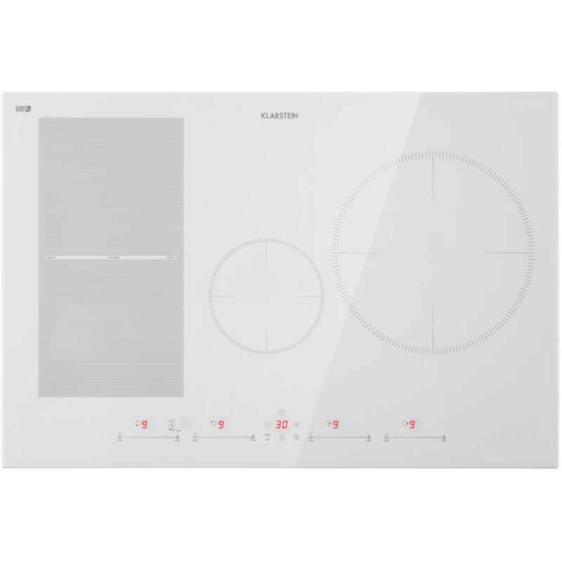 Klarstein - Plaque Induction 7500W, Plaque de Cuisson Electrique à Induction, Plaque Induction Encastrées 4 Feux, Tables de Cuisson Encastrable,