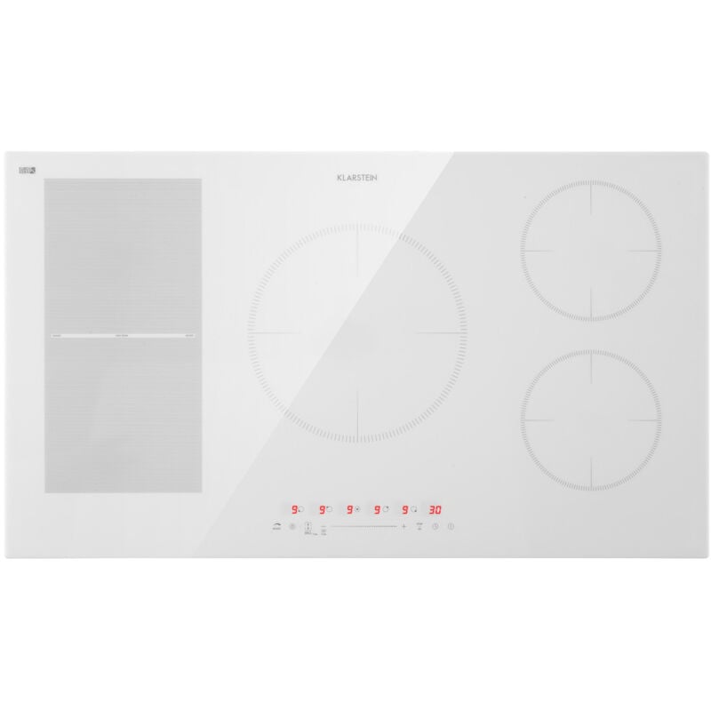 Plaque Induction 9000W, Plaque de Cuisson Electrique à Induction, Plaque Induction Encastrées 5 Feux, Tables de Cuisson Encastrable, Contrôle