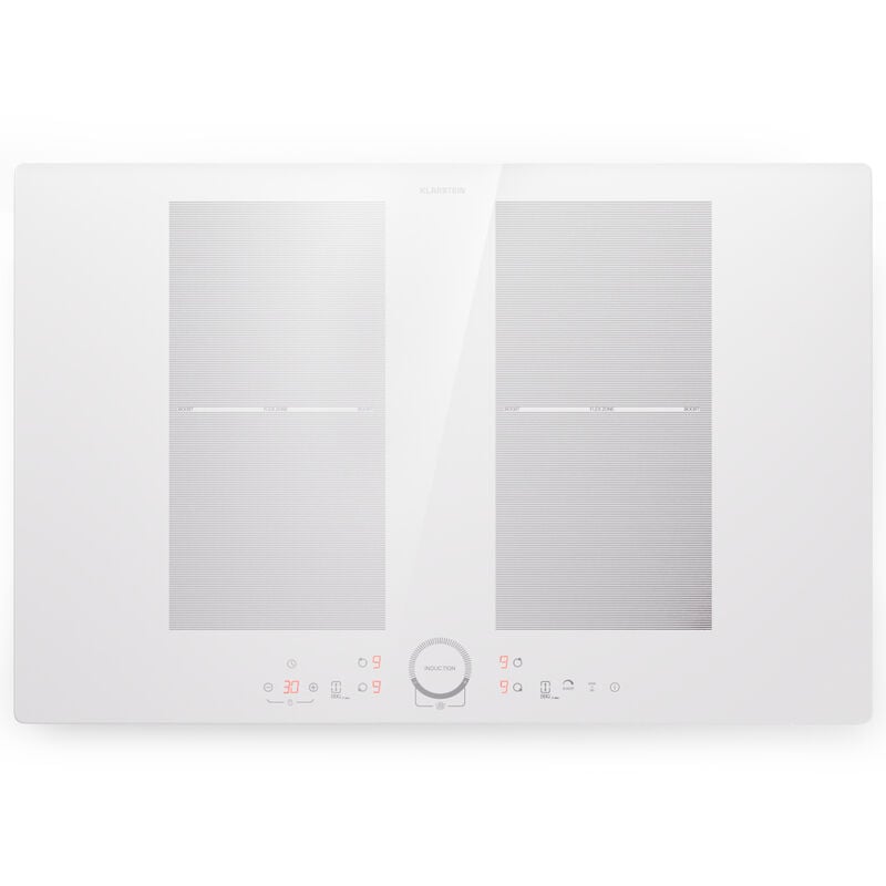 Klarstein Plaque Induction Electrique Encastrable, 4 Plaques Chauffante, Plaque Induction 4 Feux de 7000W, Tables de Cuisson à Induction Electrique,