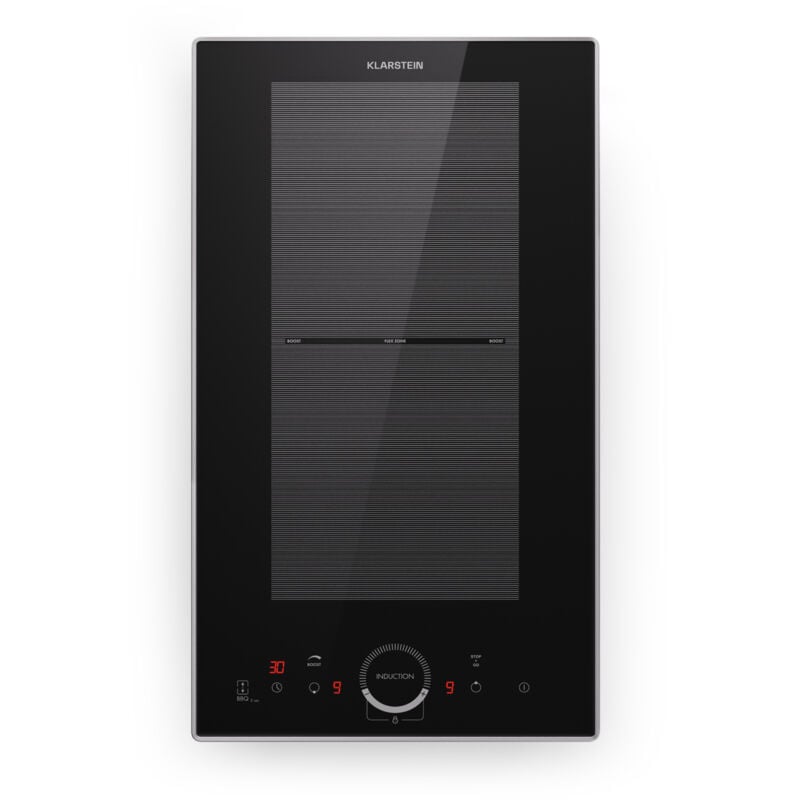 Klarstein - Plaque Induction Electrique Encastrable, Double Plaque Chauffante, Plaque Induction 2 Feux, 3500W x2 Tables de Cuisson à Induction