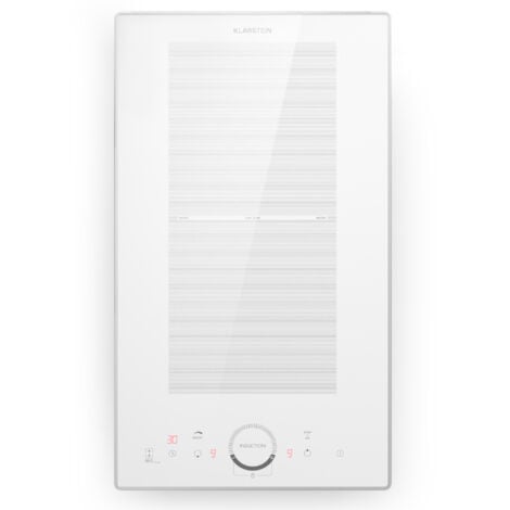 Klarstein Plaque Induction Electrique Encastrable, Double Plaque Chauffante, Plaque Induction 2 Feux, 3500W x2 Tables de Cuisson à Induction Electrique, Touch Control, Affichage Numérique et Minuterie