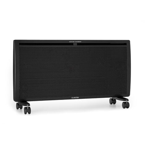 Klarstein Radiateur Electrique à Faible Consommation d'Energie, 2000W Chauffage Electrique Infrarouge avec Thermostat, Détection Fenêtres Ouvertes, Chauffage d'Appoint Portable, Radiateurs Silencieux