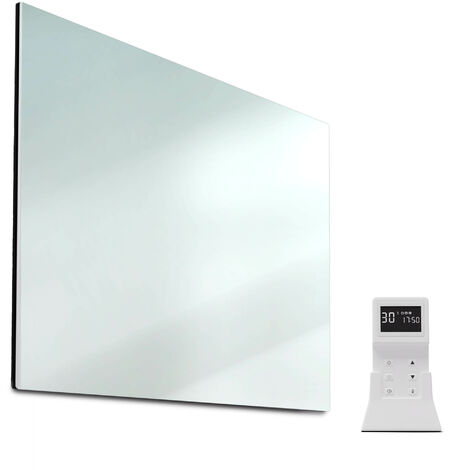 Klarstein – Radiateur infrarouge 600 W avec thermostat – Technologie IR ComfortHeat – Détection de fenêtre ouverte – Pour pièces humides – Montage mural