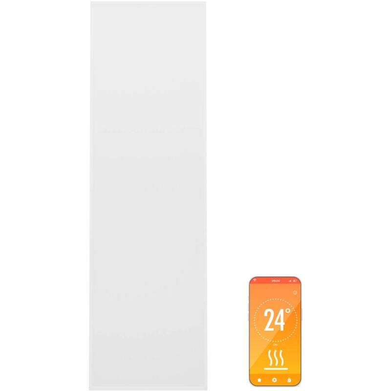 Klarstein - Radiateurs Chauffage Radiant Electrique IP24 Chauffage Salle de Bain Infrarouge Intelligent WiFi et App Radiateur Electrique Mural 320W