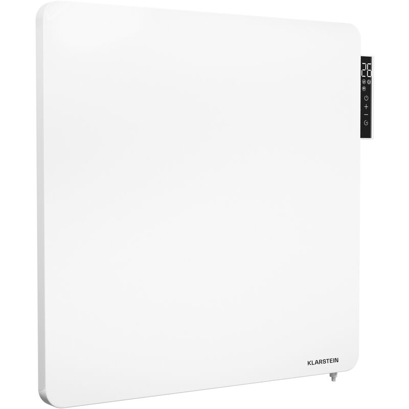 Klarstein Radiateur infrarouge IP24 Chauffage Salle de Bain WiFi et App Chauffage électrique 450W Blanc