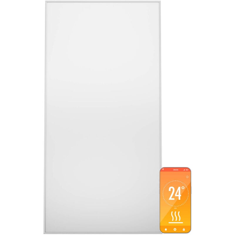 Klarstein - Radiateurs Chauffage Radiant Electrique IP24 Chauffage Salle de Bain Infrarouge Intelligent WiFi et App Radiateur Electrique Mural 770W