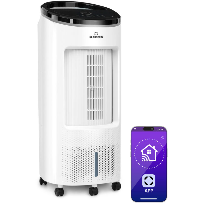 Klarstein - Rafraichisseur d'Air IceWind Plus Smart 330m³/h 65W Blanc