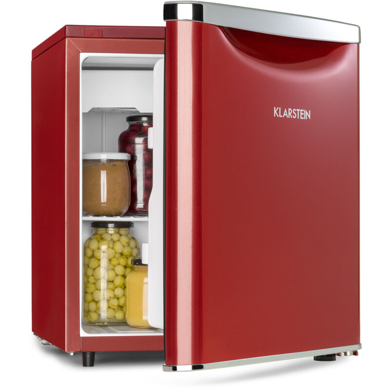 Klarstein - Réfrigérateur Yummy avec compartiment de congélation de 45 litres 42 dB Rouge
