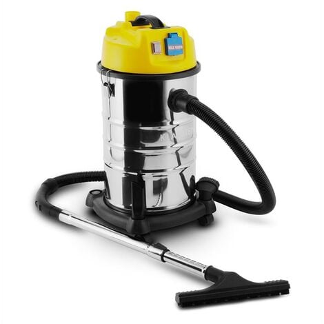 Klarstein Reinraum Prima Aspirateur industriel sec & humide 1800W 30L -jaune