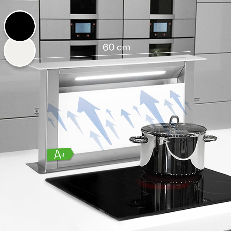 Royal Flush 60 Hotte murale aspirante 60 cm 576 m³/h Classe A+ - Blanc