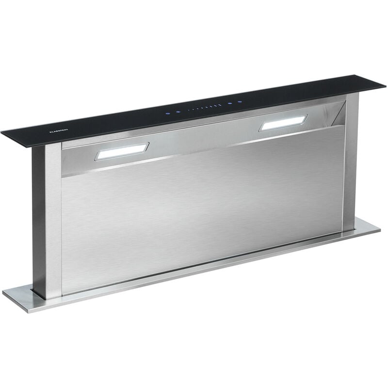 Klarstein Royal Flush Hotte aspiranteà courant descendant 540 m³/h90 cm