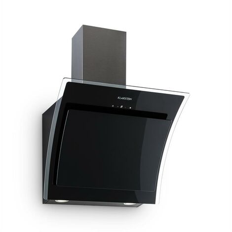 Klarstein Sabia Hotte murale aspirante 60cm verre de sécurité A+ - noir
