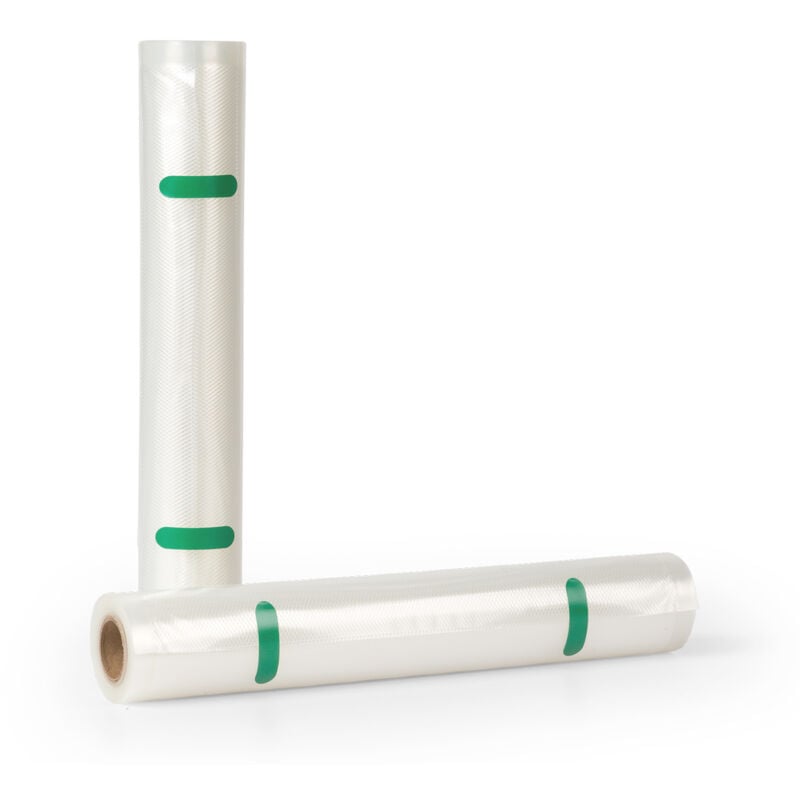 Klarstein - Sacs pour Machine Sous Vide Alimentaire 28x300 cm, Rouleaux pour Appareils de Mise Sous Vide, Sans bpa, Sacs Sous Vide Sec/Humide,