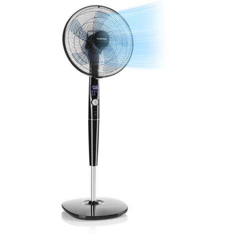 Klarstein Silent Storm ventilateur sur pied 16" (41 cm) 5 pales 32 dB min 25,8 W noir