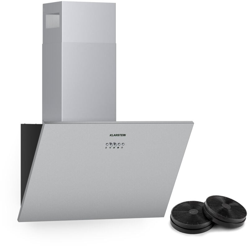 Klarstein - Silver Lining 60 hotte aspirante 60 cm 600 m³/h EEK A inox