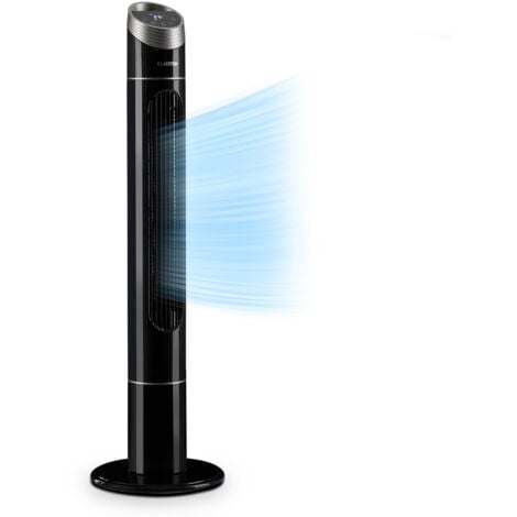 Klarstein Sky High Ventilateur colonne 40W oscillation 75° 3 vitesses - Noir