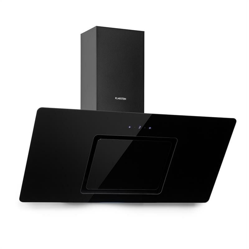 Klarstein - Sofia 90 Hotte murale 90cm 300 m³/h Touch-Control façade vitrée - noir