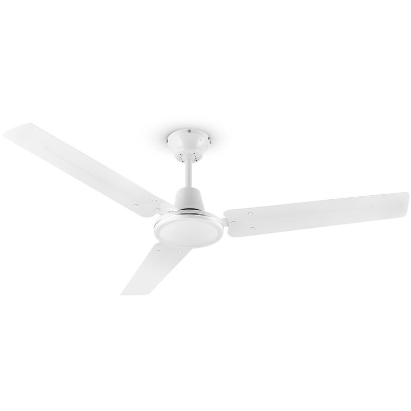 

Spin Doctor Ventilador de techo de 122cm 55W 3 aspas Acero inoxidable Blanco