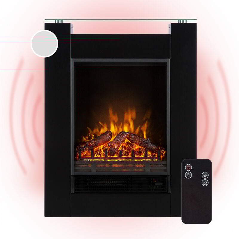 

Studio 5 Calentador eléctrico de chimenea 900/1800 W con mando a distancia