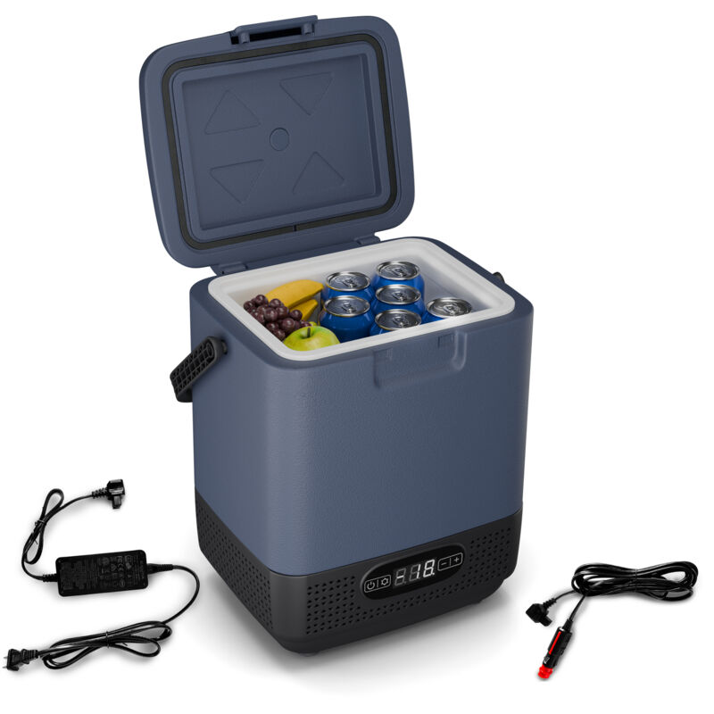 Klarstein – Glacière électrique 12L avec congélateur – Compresseur -20°C à 20°C – Modes ECO et MAX – Idéale pour camping et voiture