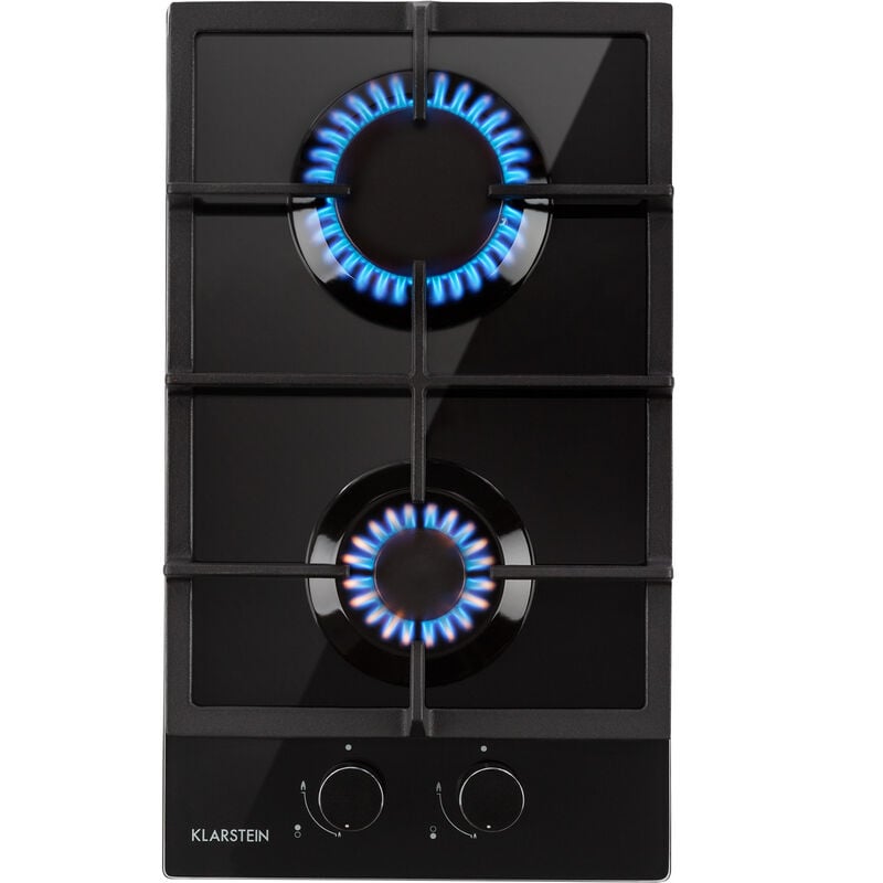 Tables de Cuisson à Gaz, Plaque de Cuisson Gaz à 2 Brûleurs, Table de Cuisson Electrique à 2 Feux de 4000W, Cuisiniere Gaz, Gaziniere Gaz avec