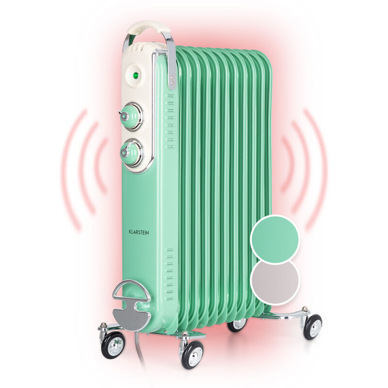 

Thermaxx Retroheat Radiador de aceite 2500W Ruedas Verde