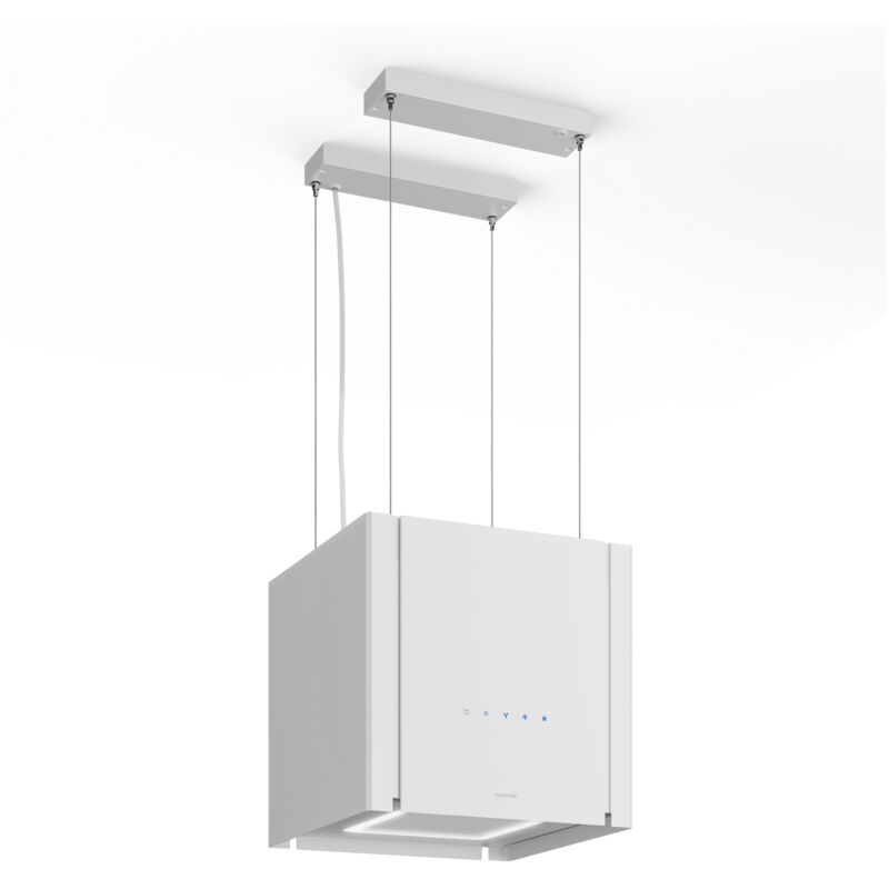 Velaire Dunstabzugshaube Liftfunktion 40 cm   Edel, minimalistisch, kraftvoll   EEC A++   601 m³/h Weiß