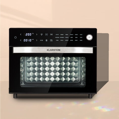 Friggitrice Ad Aria + Forno 25L, Capacità 25 L, 1700 W, per Pizza 30 Cm,  LED Di