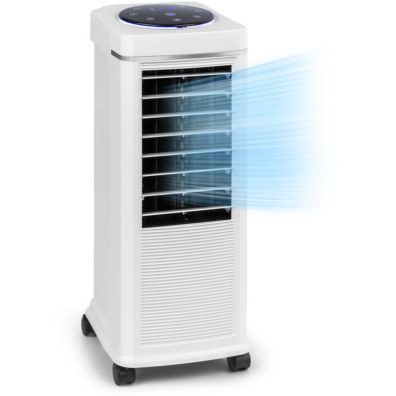 

Windspiel Climatizador evaporativo de 100W Temporizador de 12h Mando a distancia Blanco